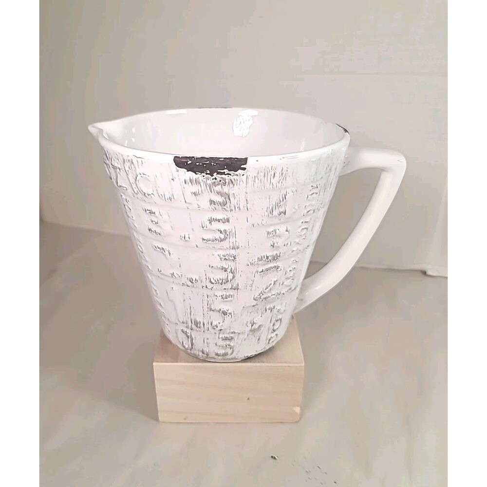 NEW Vintage Mason Collection 4 Cup Ceramic Measuring Cup Farmhouse